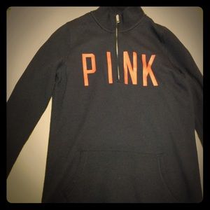 Victoria's Secret pink Houston Texans zip up